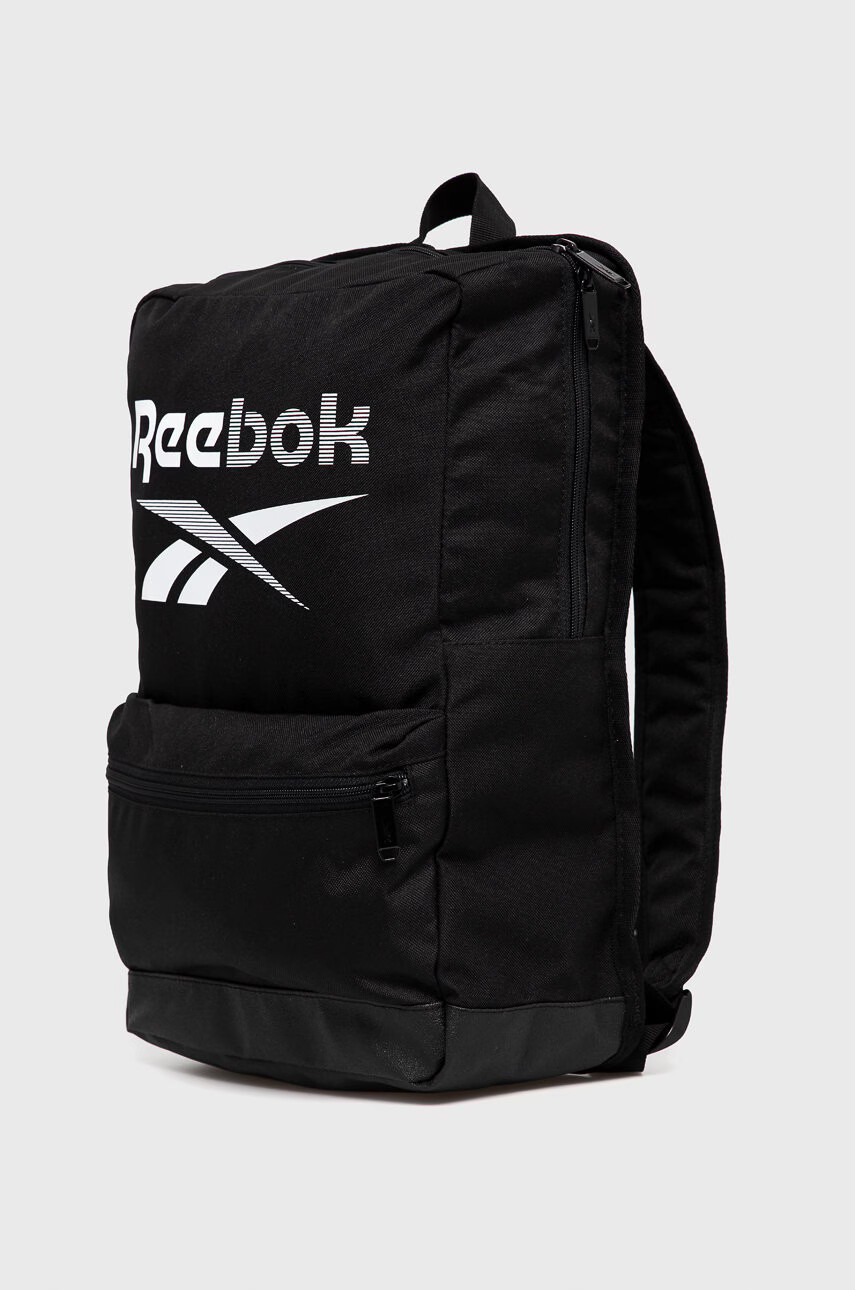Reebok Раница GP0181 в черно голям размер с принт - Pepit.bg
