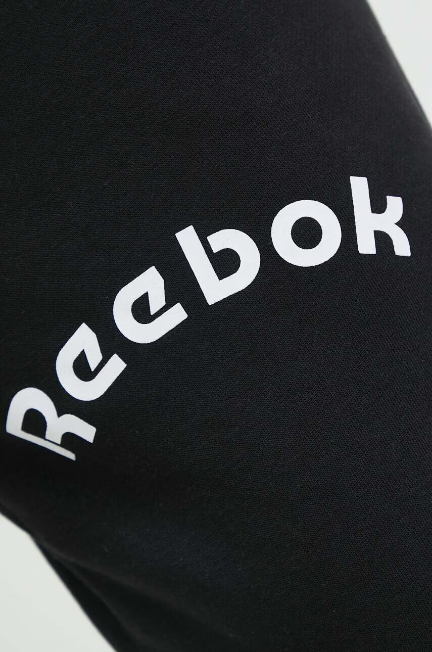 Reebok Спортен панталон в черно с принт - Pepit.bg