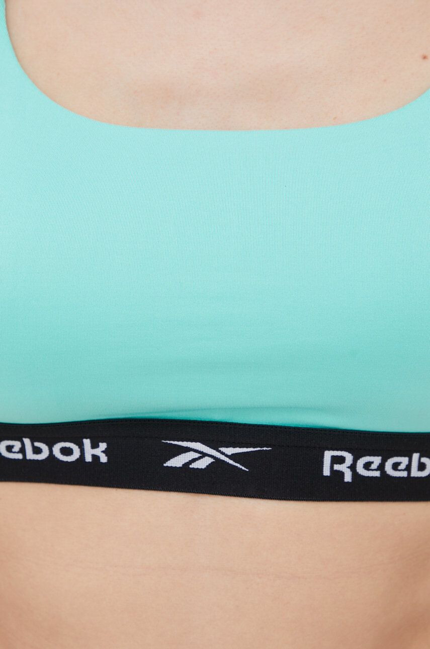 Reebok Спортен сутиен Dollie F9763 в зелено с изчистен дизайн - Pepit.bg