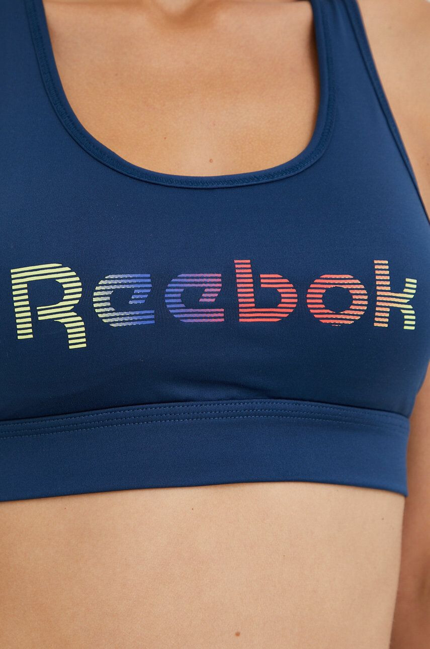 Reebok Спортен сутиен Gina в тюркоазено с десен - Pepit.bg