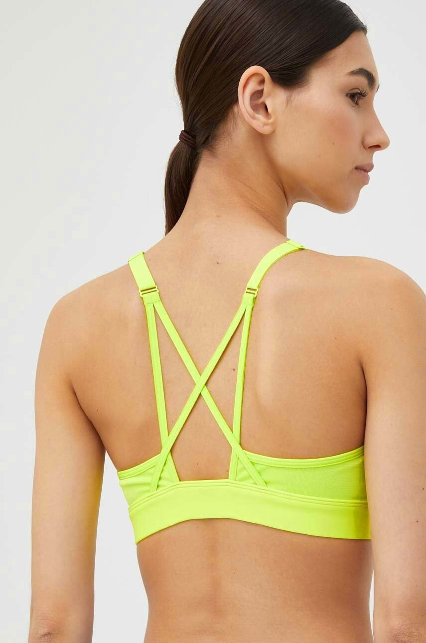 Reebok Спортен сутиен Les Mills Lux в зелено - Pepit.bg