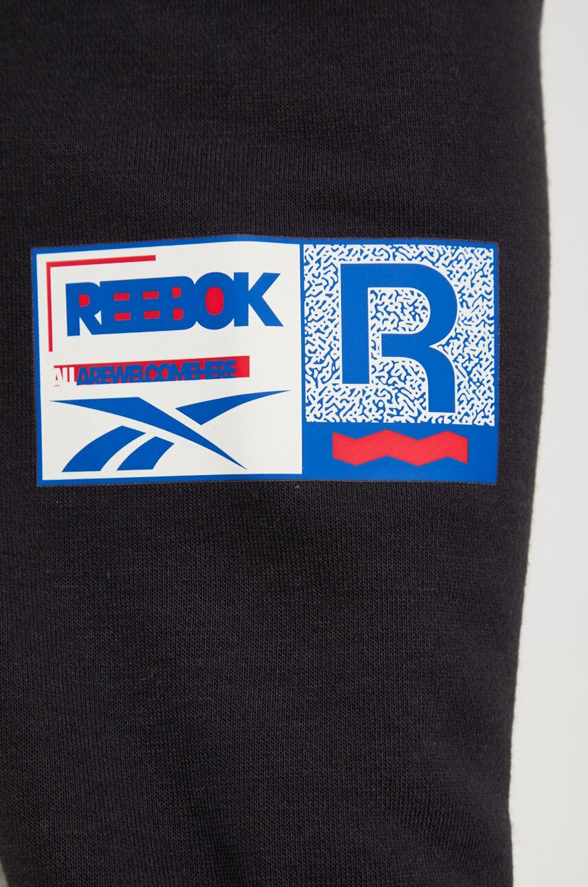 Reebok Суичър в черно с принт - Pepit.bg