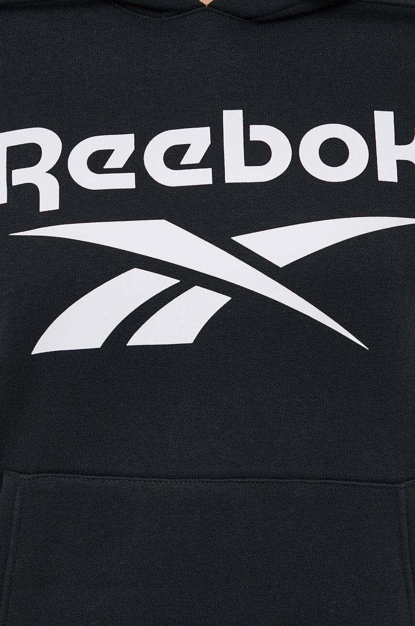 Reebok Суичър GS9392 дамски в черно с принт - Pepit.bg