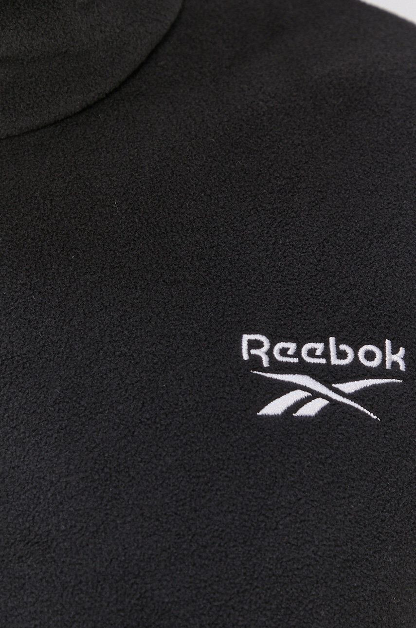 Reebok Суичър GR8959 мъжки в черно с изчистен дизайн - Pepit.bg