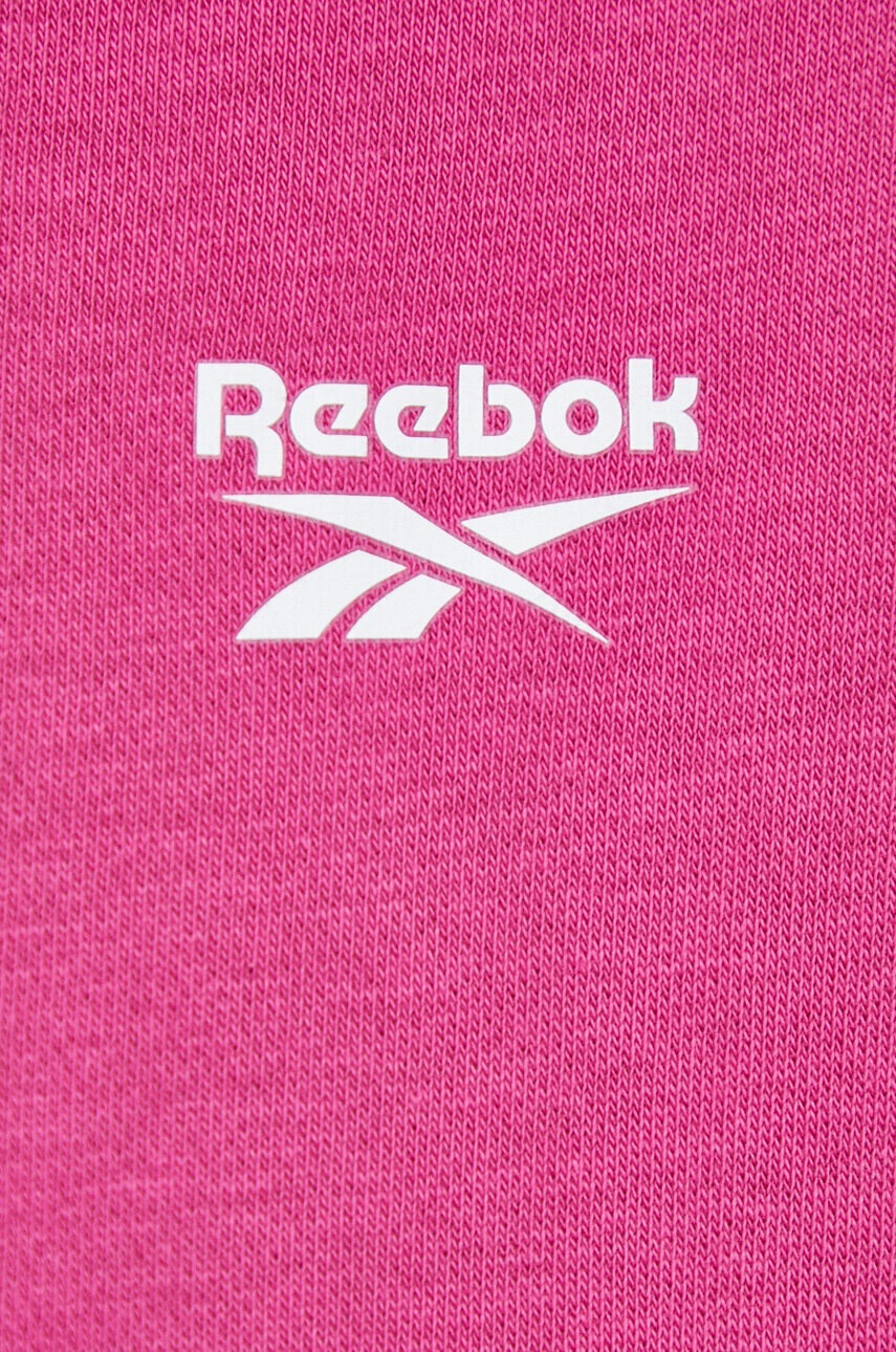 Reebok Суичър в розово с качулка с изчистен дизайн - Pepit.bg