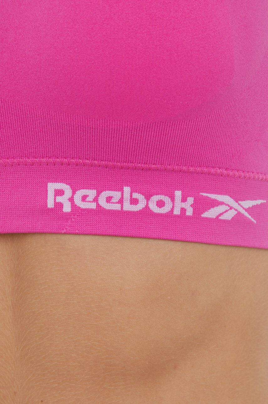 Reebok Сутиен F9776 в розово с изчистен дизайн - Pepit.bg