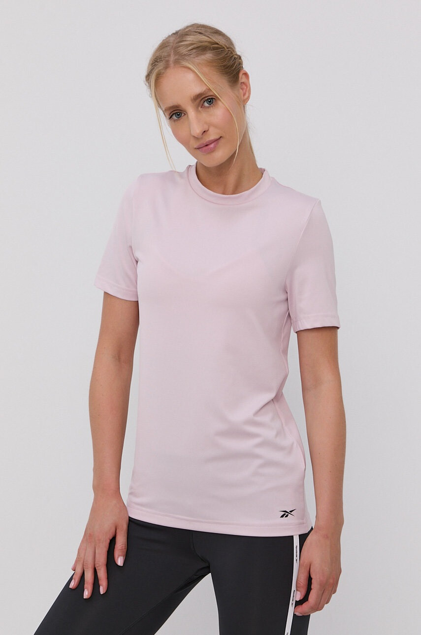 Reebok Тениска дамска в розово - Pepit.bg