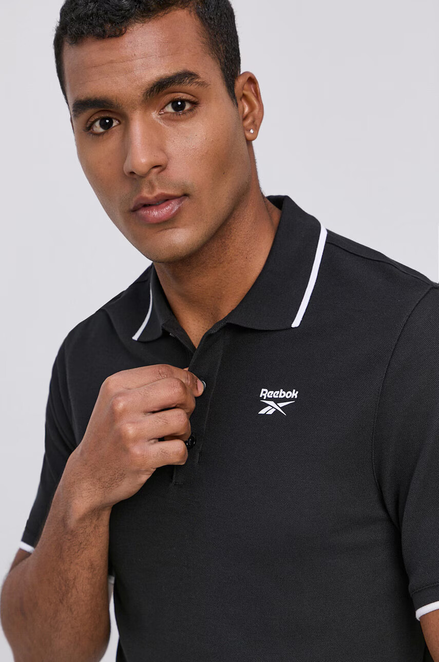 Reebok Тениска с яка - Pepit.bg