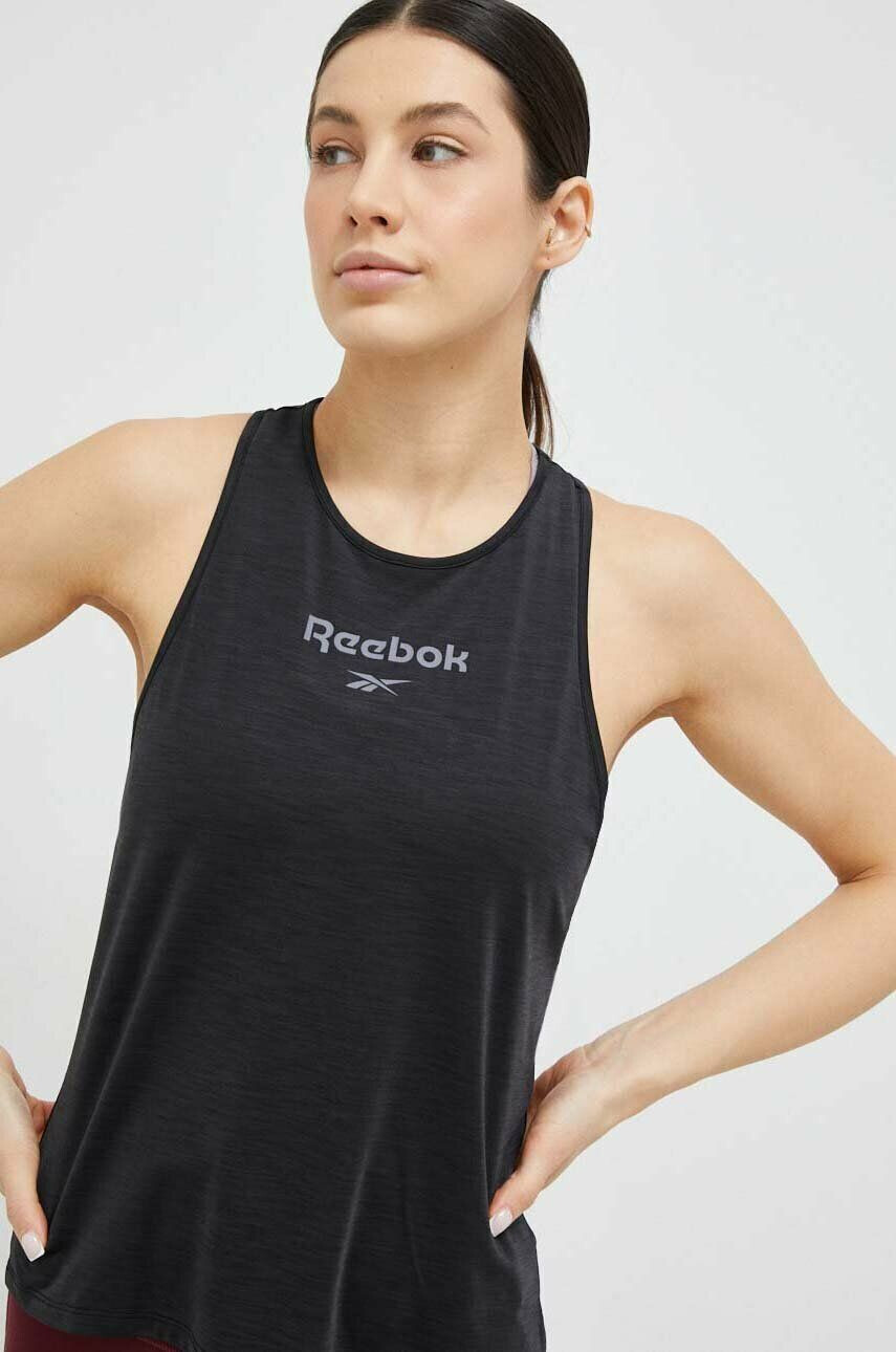 Reebok Топ за трениране Activchill Graphic в сиво - Pepit.bg