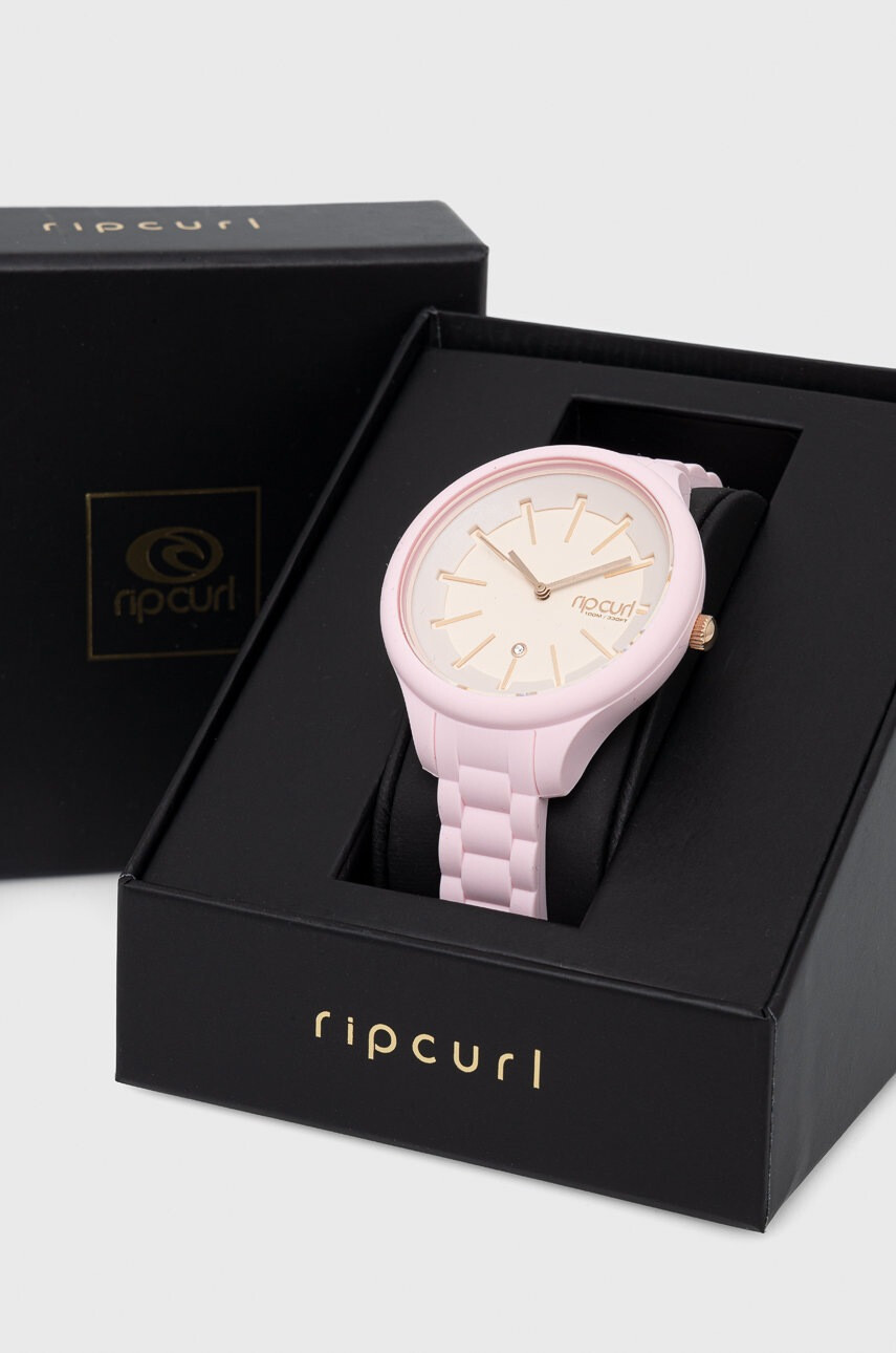 Rip Curl Часовник Deluxe Horizon дамски в розово - Pepit.bg