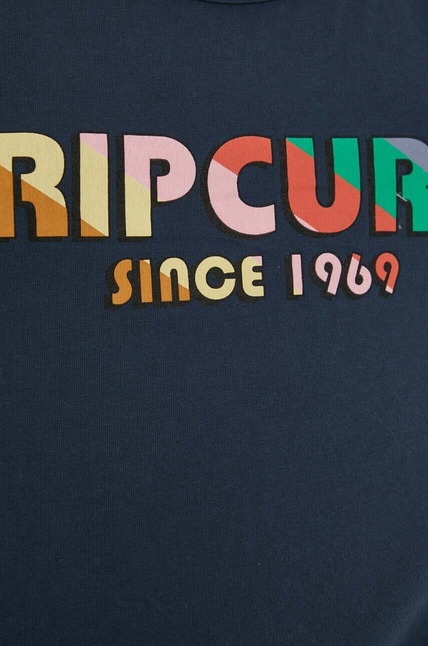 Rip Curl Памучен топ в тъмносиньо - Pepit.bg