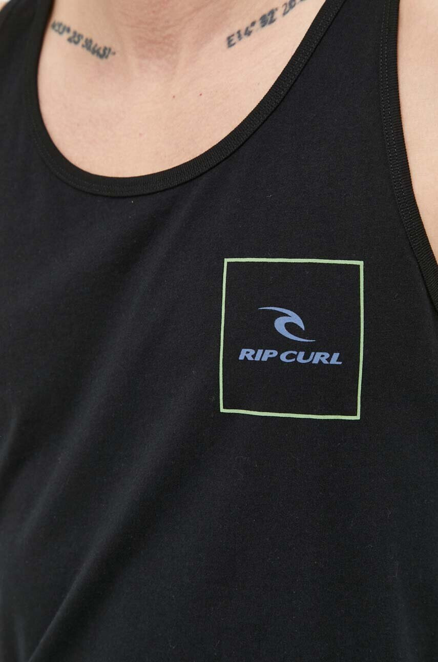 Rip Curl Памучна тениска в черно - Pepit.bg