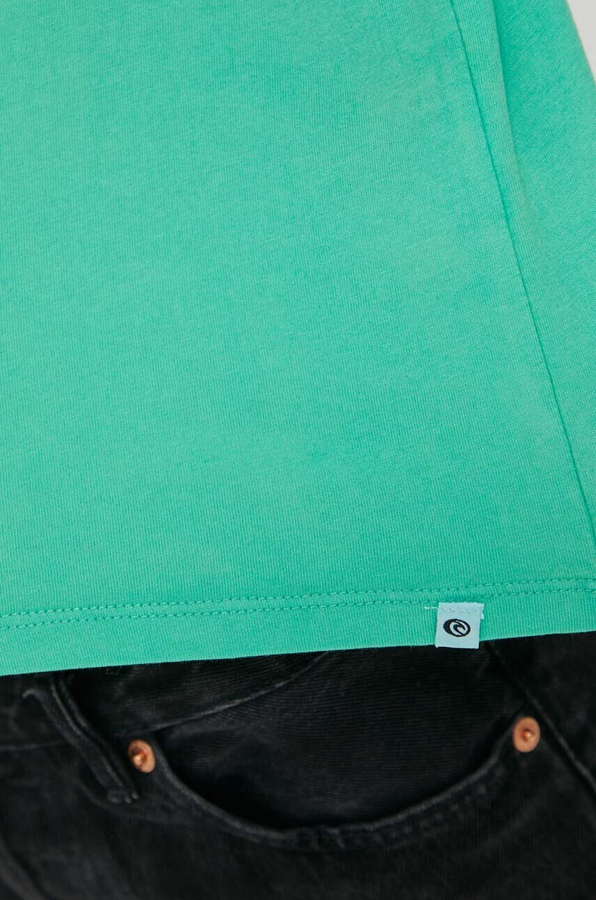 Rip Curl Памучна тениска в зелено - Pepit.bg