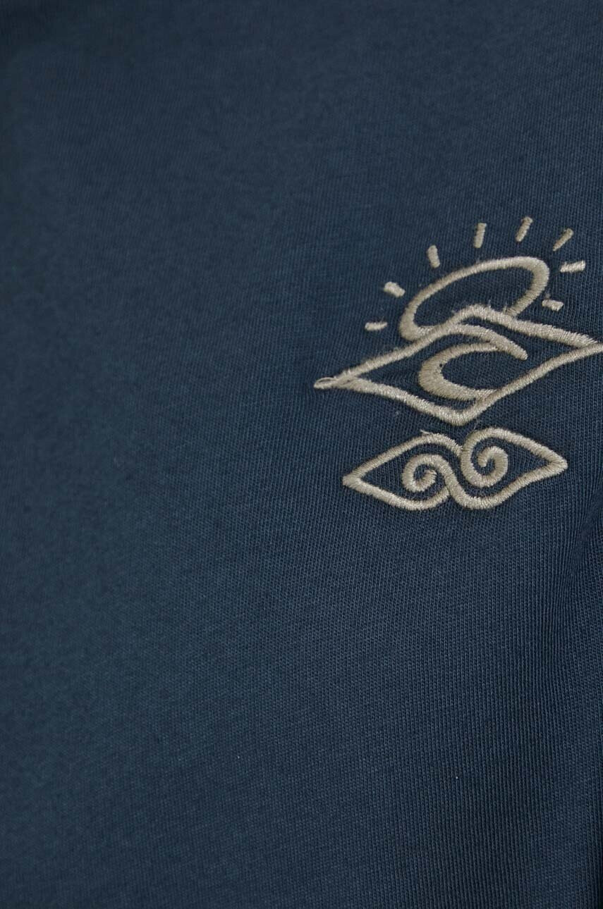 Rip Curl Памучна тениска в тъмносиньо - Pepit.bg