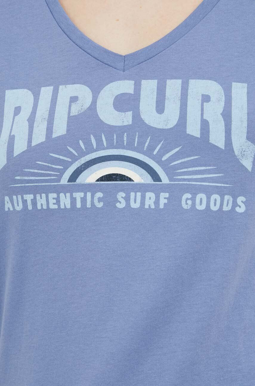 Rip Curl Памучна тениска в синьо - Pepit.bg