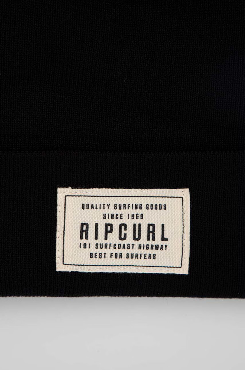 Rip Curl Шапка в черно от плътен трикотаж - Pepit.bg