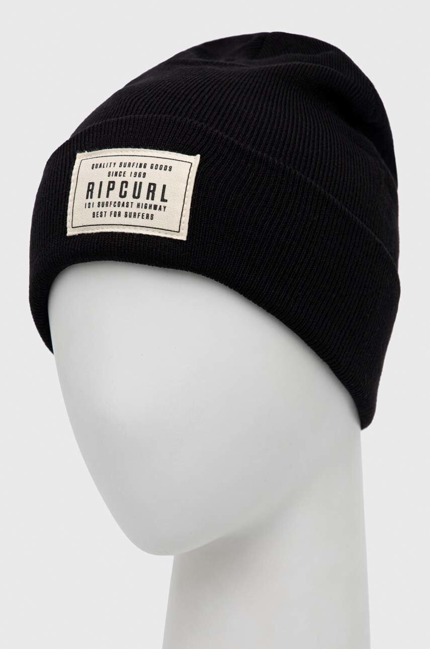 Rip Curl Шапка в черно от плътен трикотаж - Pepit.bg