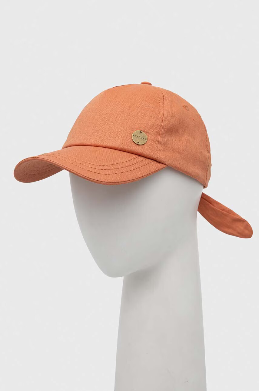 Rip Curl Шапка с козирка в оранжево с изчистен дизайн - Pepit.bg