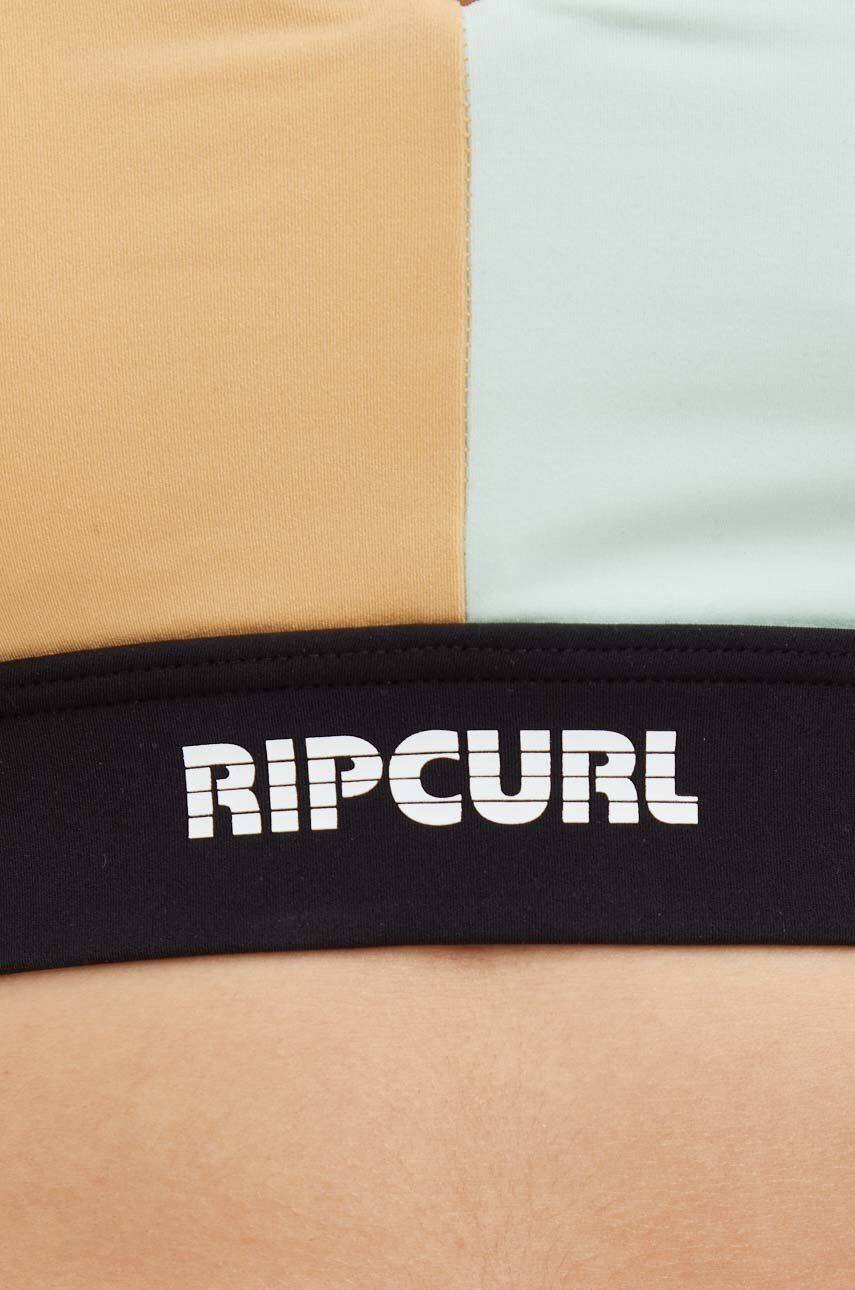 Rip Curl Спортен сутиен Mirage Run Swim Surf в тюркоазено с изчистен дизайн - Pepit.bg