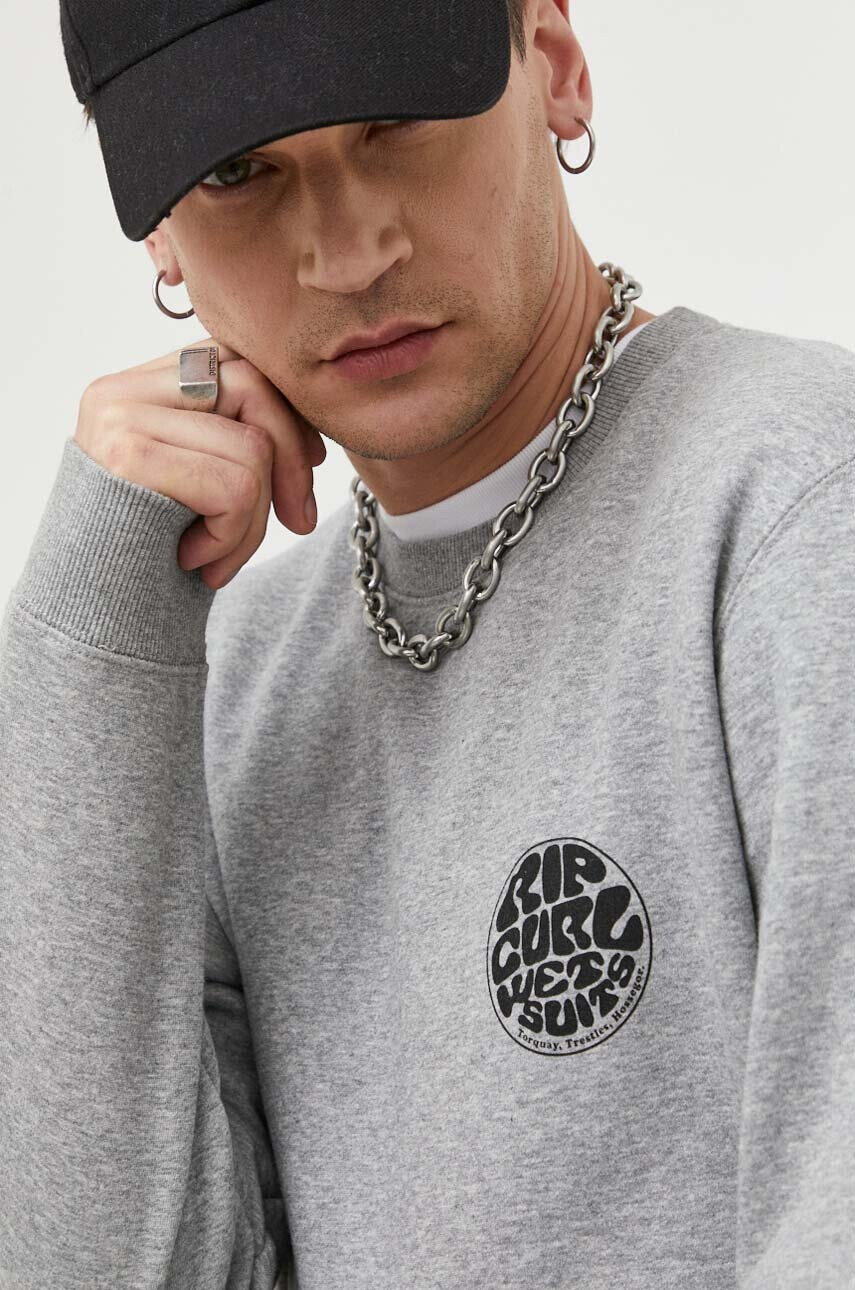 Rip Curl Суичър в черно с принт - Pepit.bg