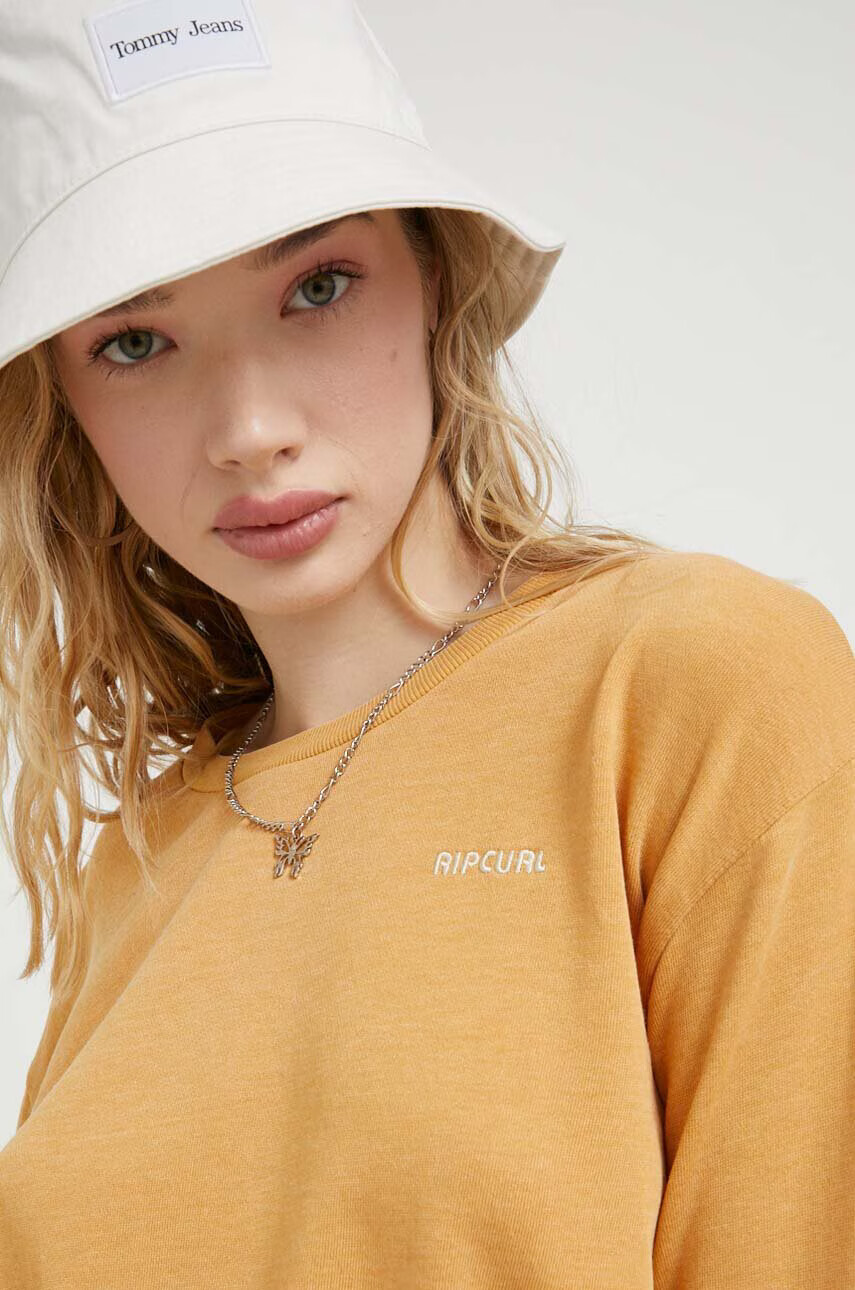 Rip Curl Суичър в жълто с десен - Pepit.bg