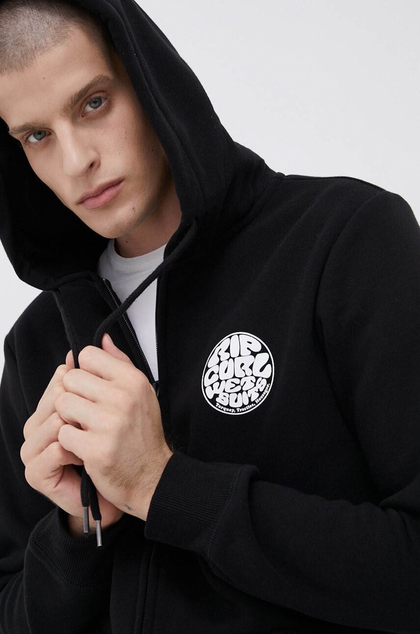 Rip Curl Суичър в сиво с качулка меланж на - Pepit.bg