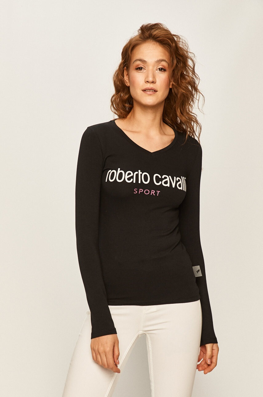Roberto Cavalli Sport Блуза с дълъг ръкав - Pepit.bg