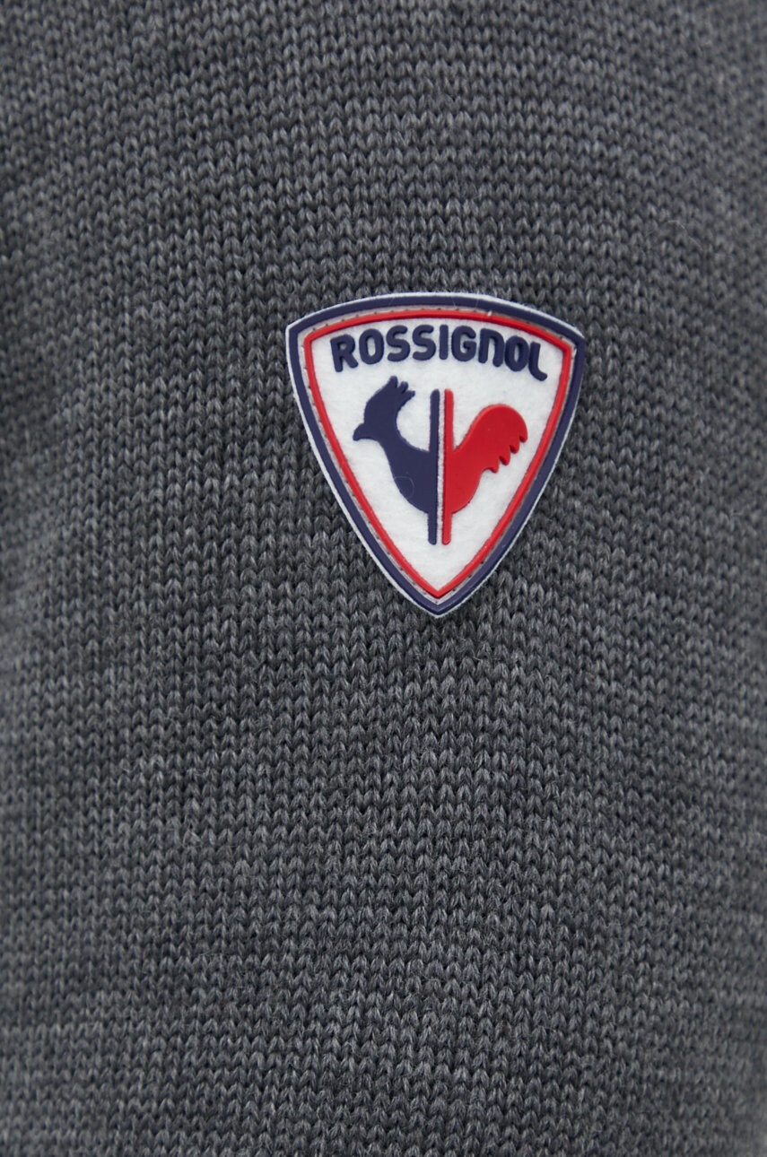 Rossignol Вълнен пуловер мъжки в сиво - Pepit.bg