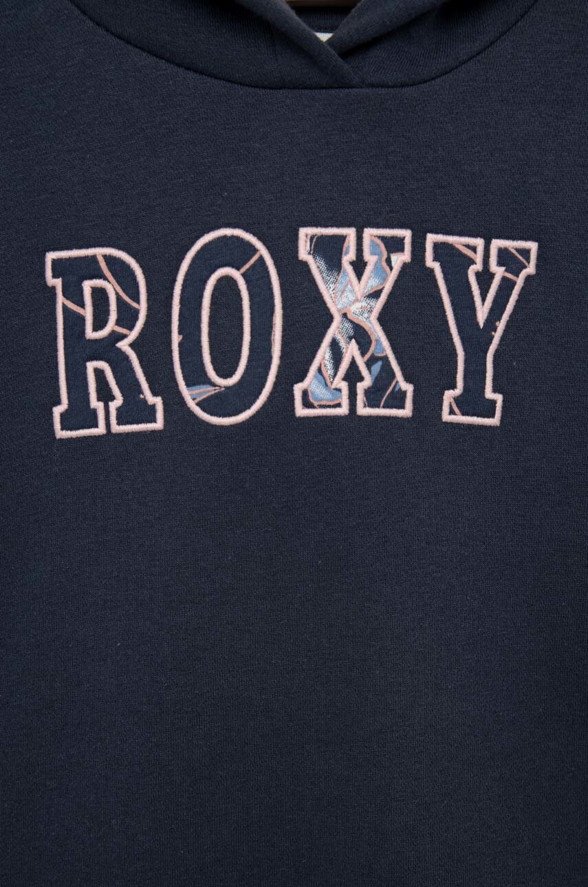 Roxy Детска рокля в тъмносиньо къс модел със стандартна кройка - Pepit.bg
