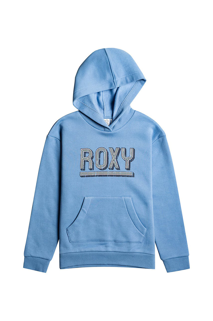 Roxy Детски суичър с качулка с принт - Pepit.bg