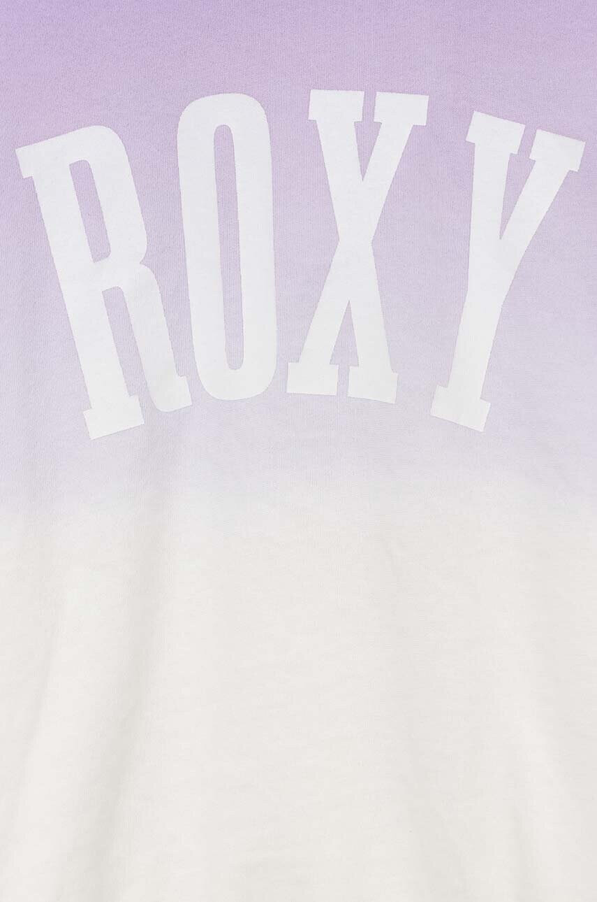 Roxy Детски суичър в лилаво с десен - Pepit.bg