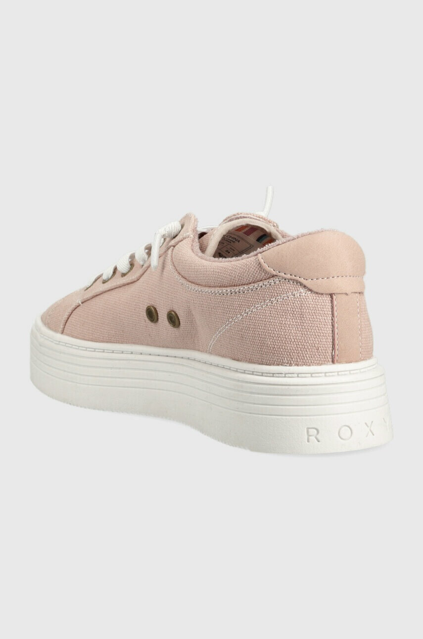 Roxy Ниски кецове в розово - Pepit.bg