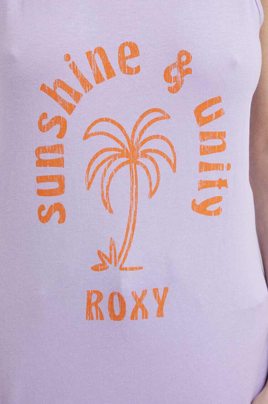 Roxy Памучен топ в лилаво - Pepit.bg