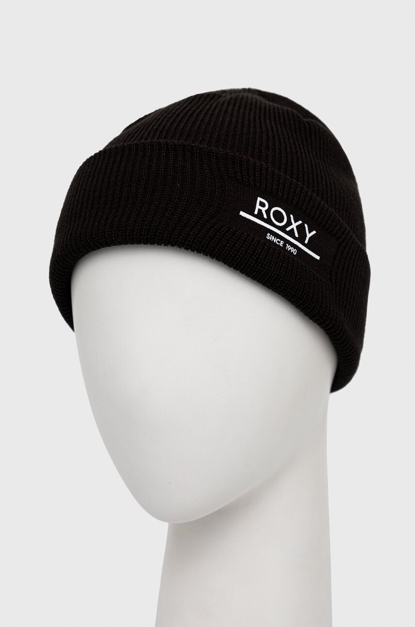 Roxy Шапка в черно от плътен трикотаж - Pepit.bg