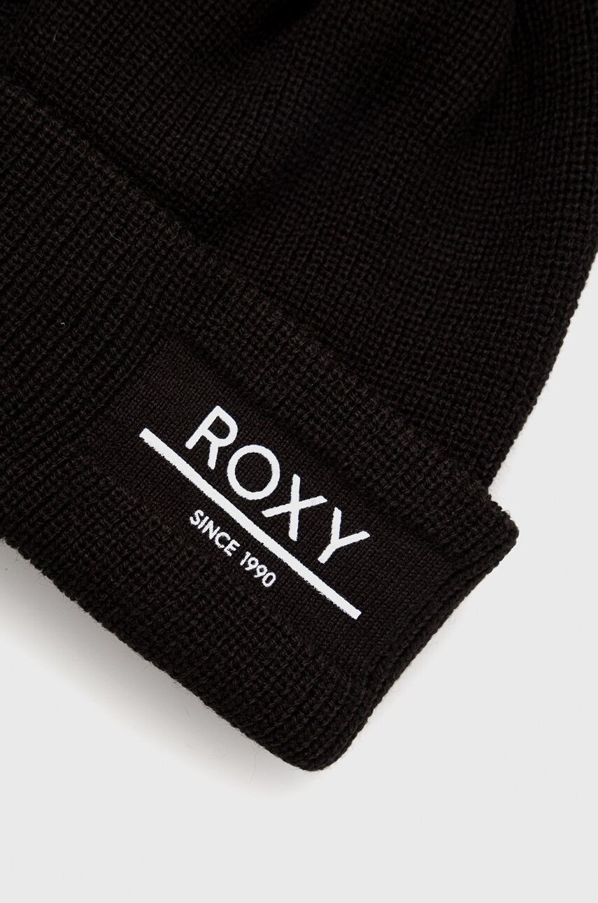 Roxy Шапка в черно от плътен трикотаж - Pepit.bg