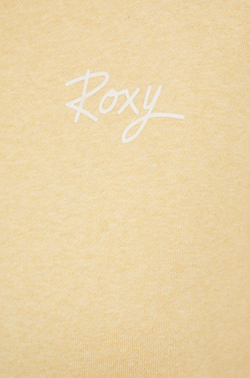 Roxy Суичър в жълто с качулка с принт - Pepit.bg
