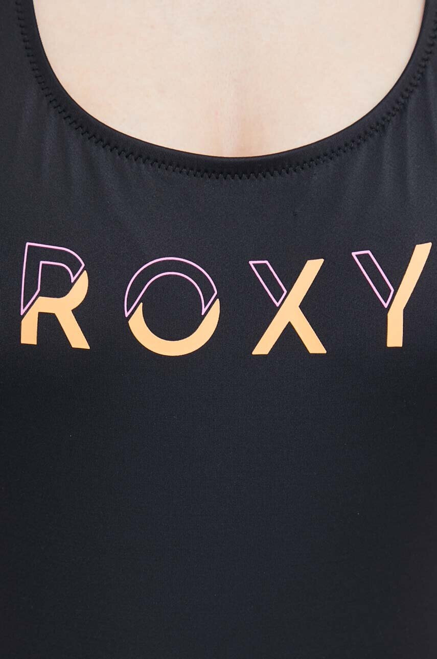 Roxy Цял бански Active в черно с леко подплатена чашка - Pepit.bg