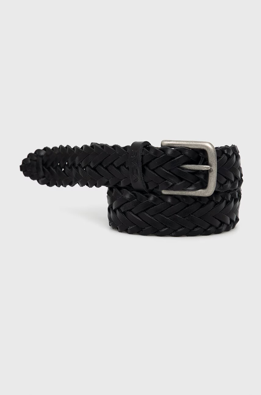 RVCA Кожен колан мъжки в черно - Pepit.bg