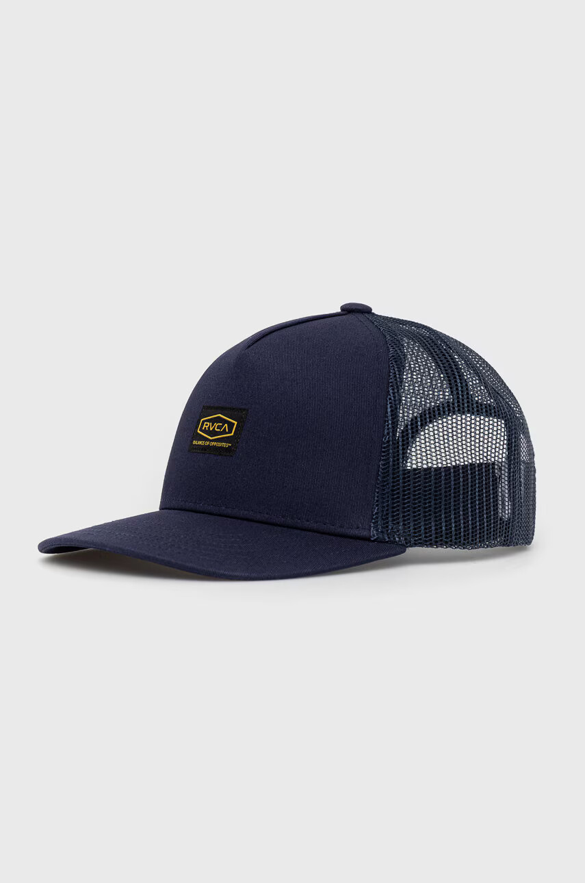 RVCA Шапка в тъмносиньо с изчистен дизайн - Pepit.bg