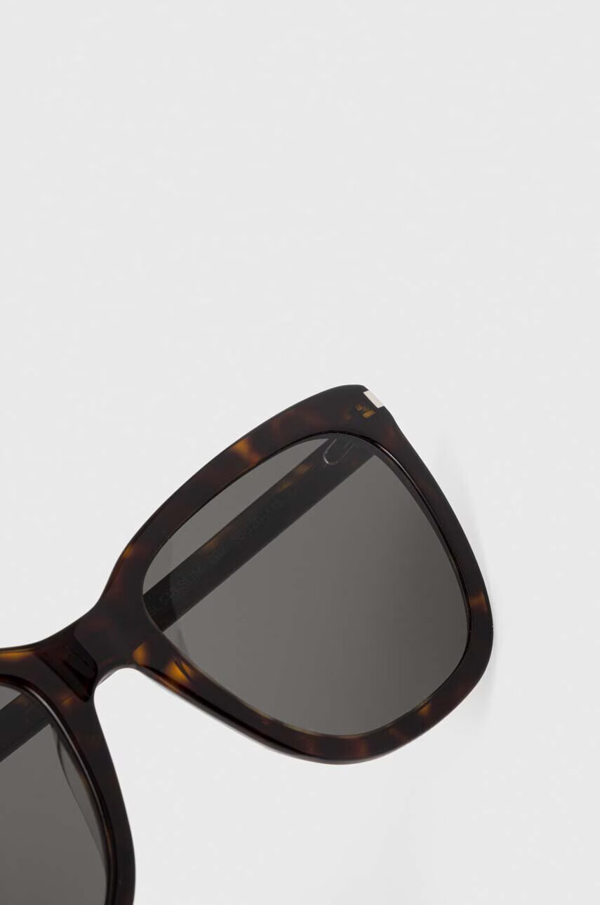 Saint Laurent Слънчеви очила в кафяво - Pepit.bg