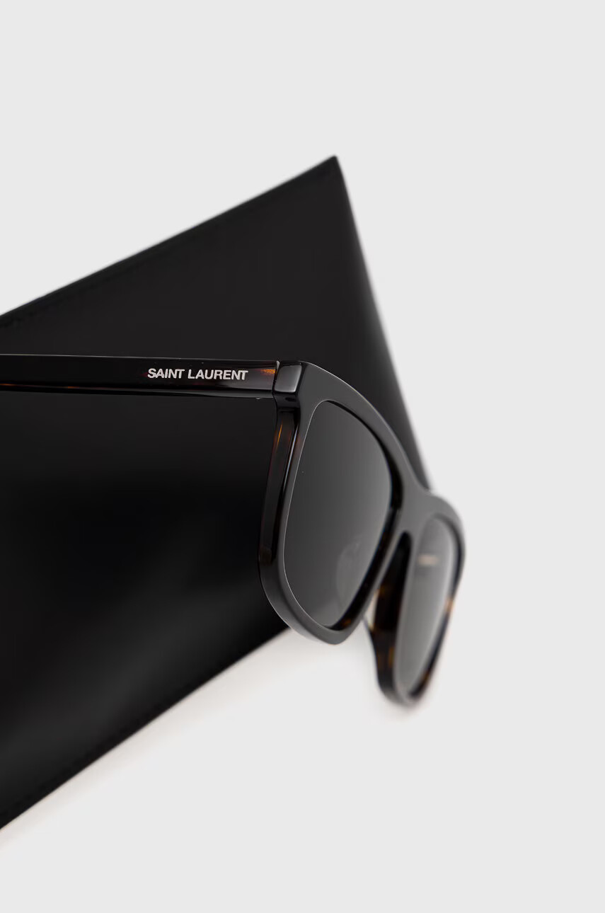 Saint Laurent Слънчеви очила в кафяво - Pepit.bg