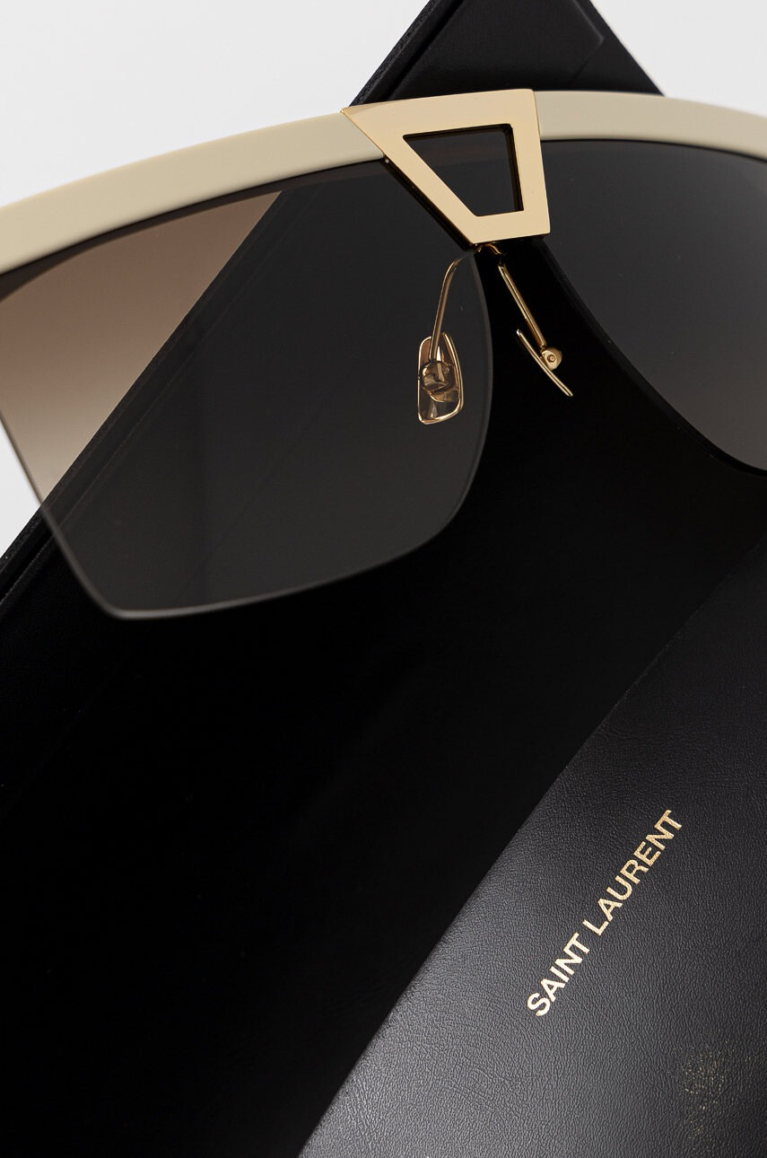 Saint Laurent Слънчеви очила в бежово - Pepit.bg