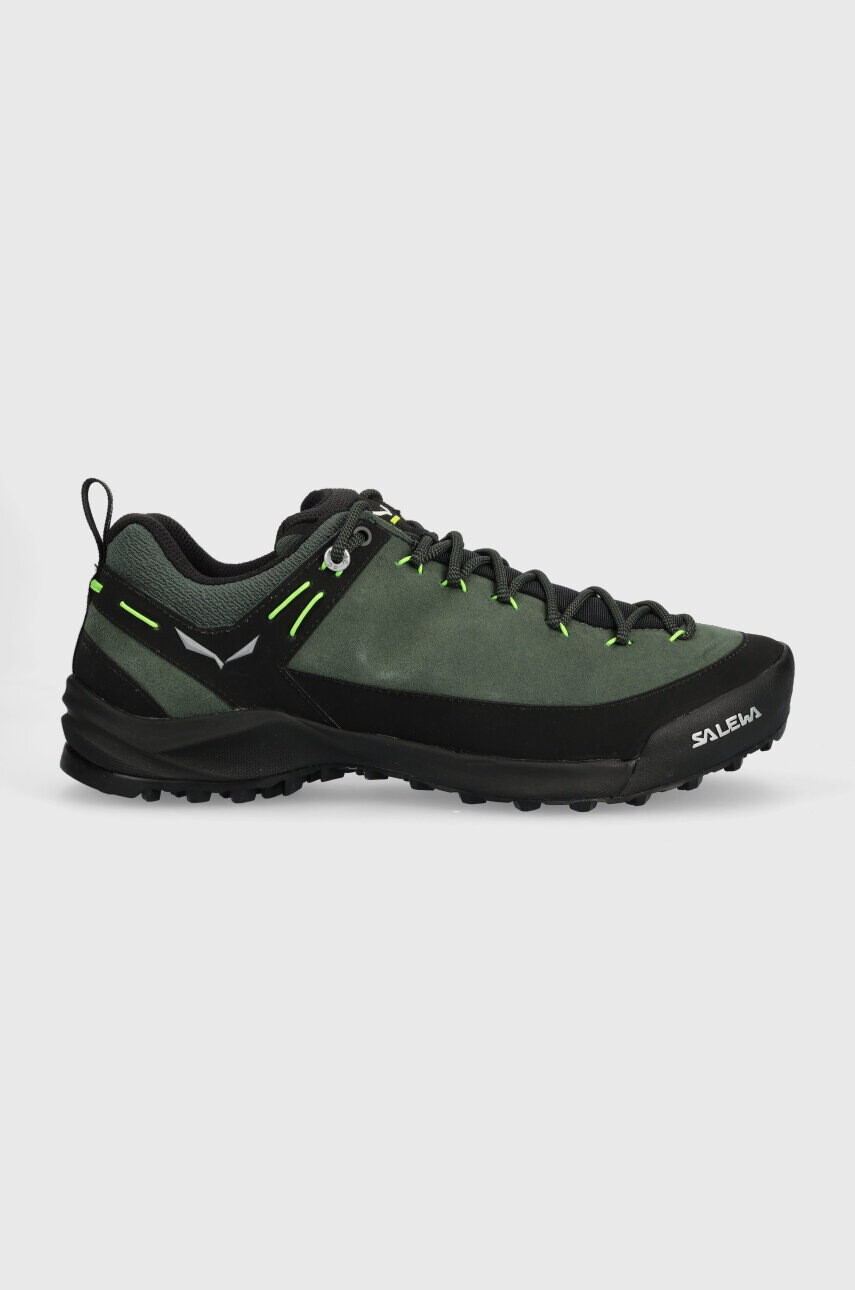 Salewa Обувки Wildfire Leather в зелено - Pepit.bg