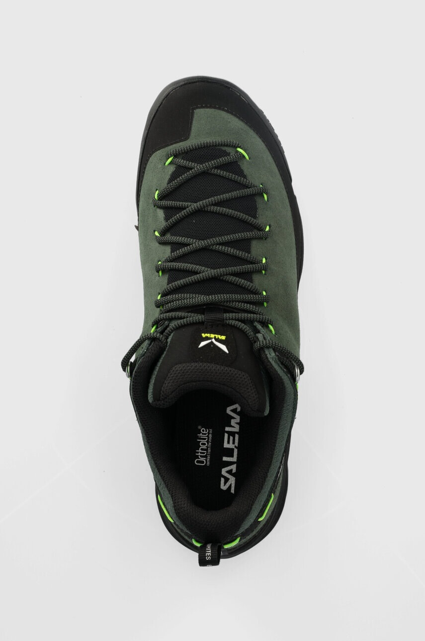 Salewa Обувки Wildfire Leather в зелено - Pepit.bg
