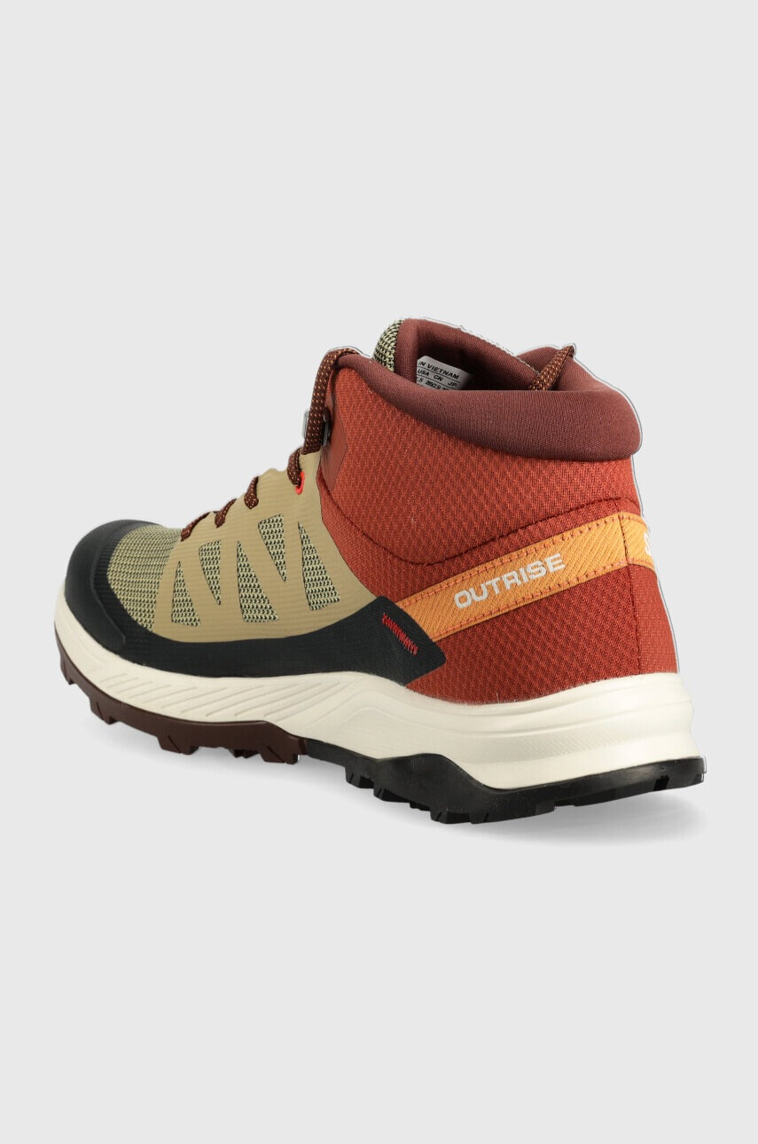 Salomon Обувки Outrise Mid GTX в кафяво - Pepit.bg
