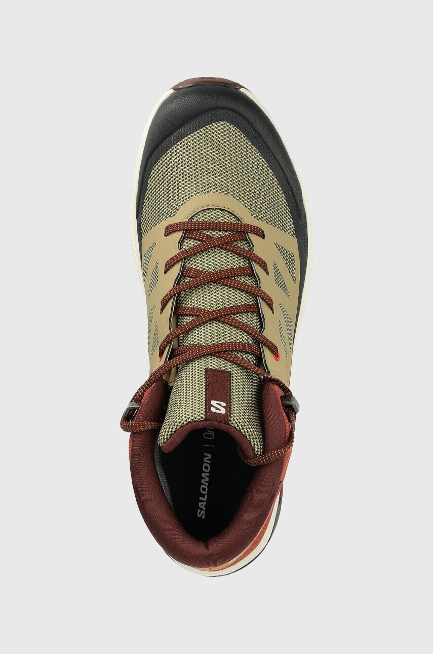 Salomon Обувки Outrise Mid GTX в кафяво - Pepit.bg