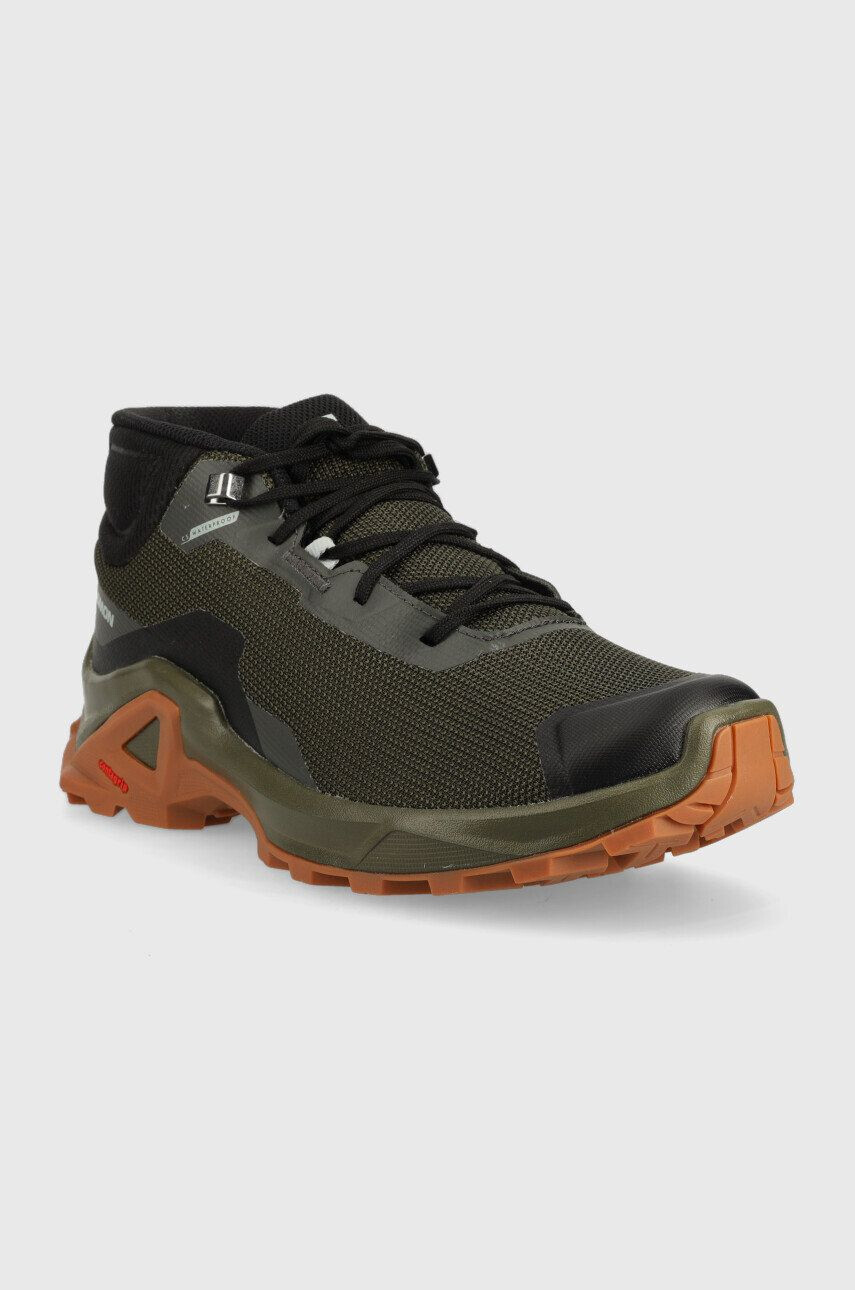 Salomon Обувки X Reveal 2 Chukka Clima Waterproof в зелено с изолация - Pepit.bg