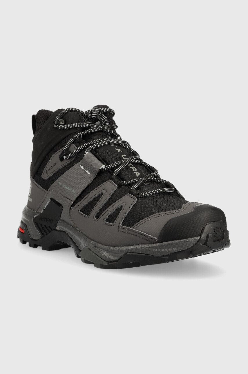 Salomon Обувки X Ultra 4 Mid Wide GTX в сиво - Pepit.bg