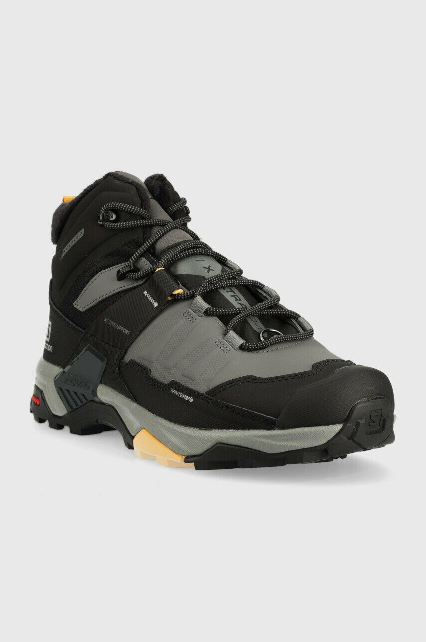 Salomon Обувки X Ultra 4 Mid Winter Thinsulate В черно с изолация - Pepit.bg