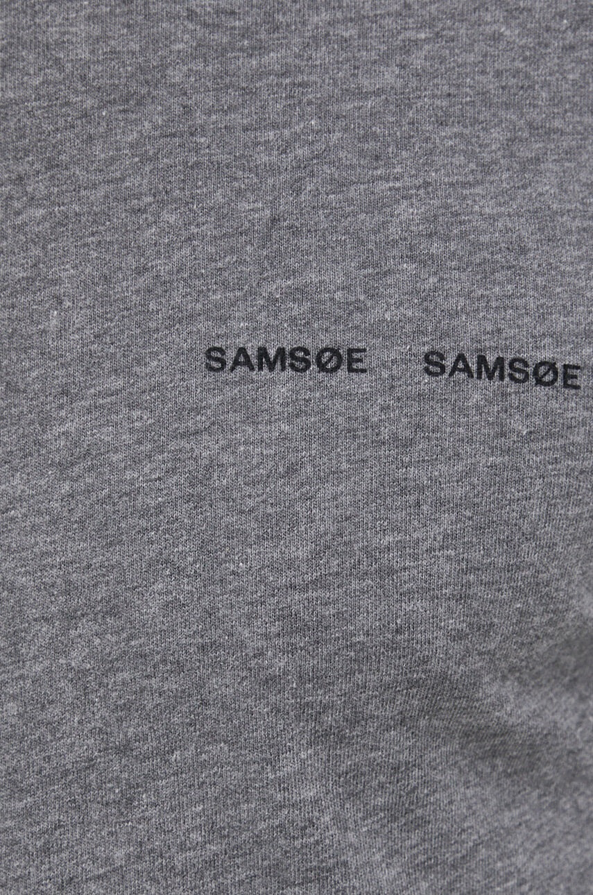 Samsoe Samsoe Памучна блуза с дълги ръкави - Pepit.bg
